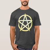 Celestial Elegance: Pearl Pentagram T-shirt (Voorkant)