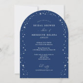 Celestial Elegant Wedding Stars Arch Bridal Shower Kaart (Voorkant)