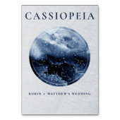 Celestial, Elke Constellation Blue en Zilver Kaart (Achterkant)