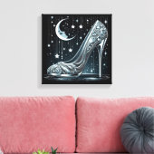 Celestial en Stiletto Hoge Hakken Canvas Afdruk (Insitu (Woonkamer))