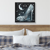 Celestial en Stiletto Hoge Hakken Canvas Afdruk (Insitu (Slaapkamer))