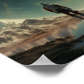 Celestial Encounters: Atronnauts op vreemde wereld Poster (Hoek)