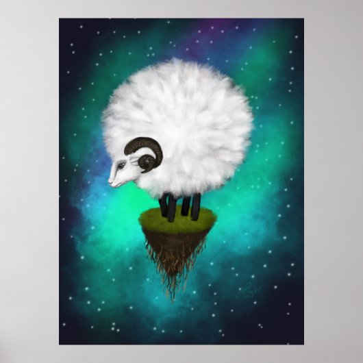 Celestial Ewe: Grazen tussen de sterren Poster (Voorkant)