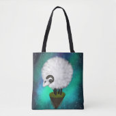 Celestial Ewe: Grazen tussen de sterren Tote Bag (Voorkant)