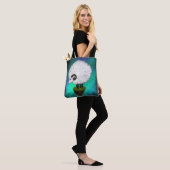 Celestial Ewe: Grazen tussen de sterren Tote Bag (Op model)