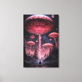 Celestial Explorer: Reis voorbij het onbekende Canvas Afdruk