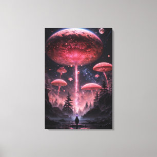 Celestial Explorer: Reis voorbij het onbekende Canvas Afdruk