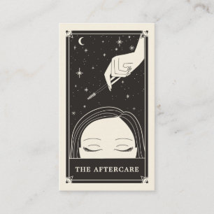 Celestial Eye Tarot Lash Aftercare Card Visitekaartje