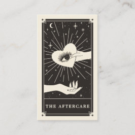 Celestial Eye Tarot Lash Aftercare Card Visitekaartje