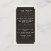 Celestial Eye Tarot Lash Aftercare Card Visitekaartje (Achterkant)