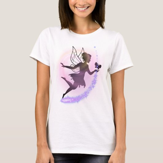 Celestial Fairy – Ethereal Feminine Fantasy Art T-shirt (Voorkant)