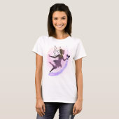 Celestial Fairy – Ethereal Feminine Fantasy Art T-shirt (Voorkant volledig)