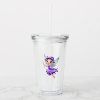 Celestial Fairy Glitter Acryl Drinkbeker