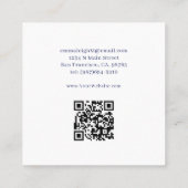 Celestial Fairy Sieraden Verrukkingen Vierkante Visitekaartje (Achterkant)