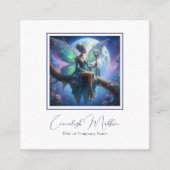 Celestial Fairy Sieraden Verrukkingen Vierkante Visitekaartje (Voorkant)