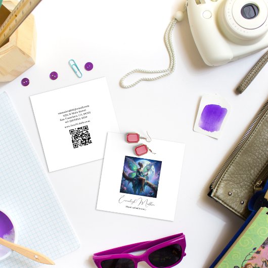 Celestial Fairy Sieraden Verrukkingen Vierkante Visitekaartjes