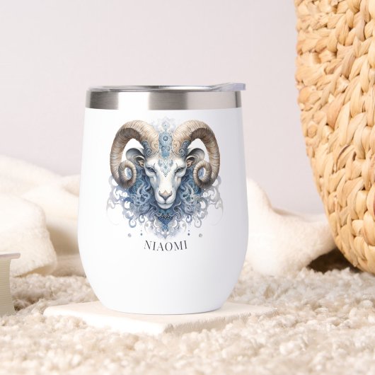 Celestial Fantasy Galaxy Ram Zodiac Symbool Ram