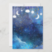 Celestial Fantasy Gold Stars & Glow Verjaardagsfee Kaart (Achterkant)