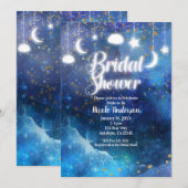 Celestial Fantasy Gold Stars & Glow Vrijgezellenfe Kaart (Voorkant / Achterkant)