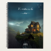 Celestial Fantasy met katten Planner (Voorkant)