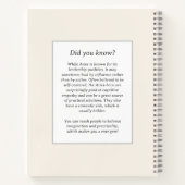 Celestial Fantasy Ram Zodiac Symbool Ram Verjaarda Notitieboek (Achterkant)