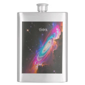 Celestial Fantasy Zwart Gat Aangepaste Naam Flacon (Voorkant)