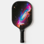 Celestial Fantasy Zwart Gat Aangepaste Naam Pickleball Paddle (Voorkant)