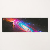 Celestial Fantasy Zwart Gat Custom Naam Dual Side Yogamat (Achterkant (horizontaal))