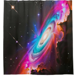 Celestial Fantasy Zwart Gat Douchegordijn