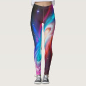 Celestial Fantasy Zwart Gat Leggings (Voorkant)