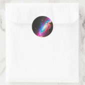 Celestial Fantasy Zwart Gat Ronde Sticker (Tas)