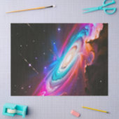 Celestial Fantasy Zwart Gat Verjaardagscadeau Wrap Tissuepapier (Craft)