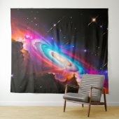 Celestial Fantasy Zwart Gat Wandkunst Wandkleed (In Situ (horizontaal))