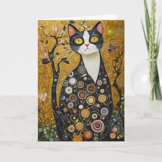Celestial Feline in goud (Voorkant)