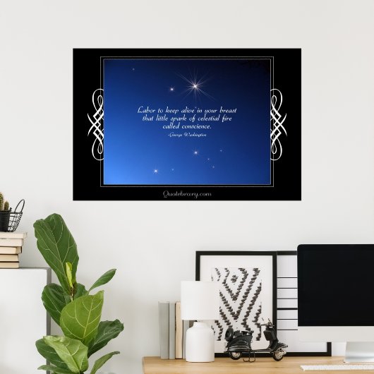 Celestial Fire Poster (Thuiskantoor)