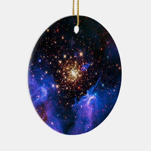 Celestial Fireworks Keramisch Ornament (Rechts)