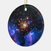 Celestial Fireworks Keramisch Ornament (Links)
