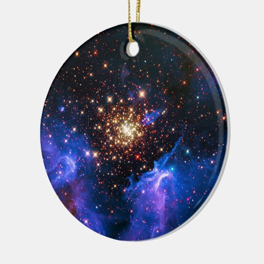 Celestial Fireworks Keramisch Ornament (Links)