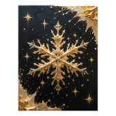 Celestial Flake – Baroque Winter Glamour Foto Afdruk (Voorkant)