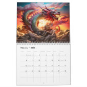 Celestial Flame – Chinese Dragons in Sacred Landsc Kalender (Feb 2026)