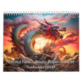 Celestial Flame – Chinese Dragons in Sacred Landsc Kalender (Hoes)
