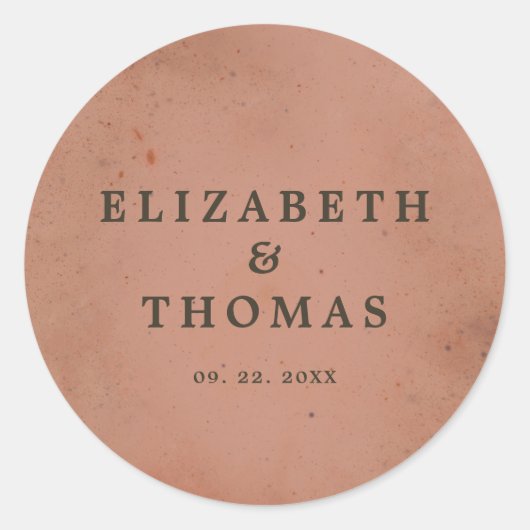 Celestial Floral Galaxy Starry Night Pink Wedding Ronde Sticker (Voorkant)