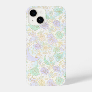 Celestial Floral Harmony iPhone 14 Hoesje
