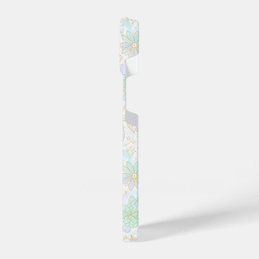 Celestial Floral Harmony iPhone Hoesje (Linkerkant)