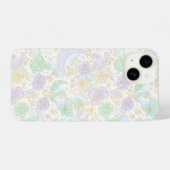 Celestial Floral Harmony iPhone Hoesje (Achterkant horizontaal)