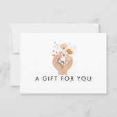 Celestial Floral Salon Business Gift Certificate (Voorkant)