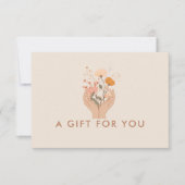 Celestial Floral Salon Business Gift Certificate (Voorkant)