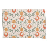 Celestial Floral Sunburst Seamless Pattern Design Kussensloop (Voorkant-Links)