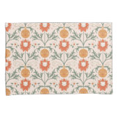 Celestial Floral Sunburst Seamless Pattern Design Kussensloop (Voorkant-Rechts)