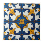 Celestial Flourish Azulejo Tegeltje (Voorkant)